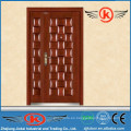 JK-AF9003 Puerta de madera moderna de JieKai diseña / diseño de la puerta principal de acero / puerta blindada con el certificado del CE